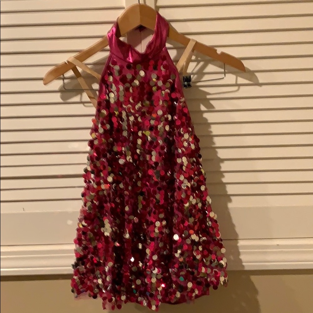 Medium chd dance outfit with unitard attach under